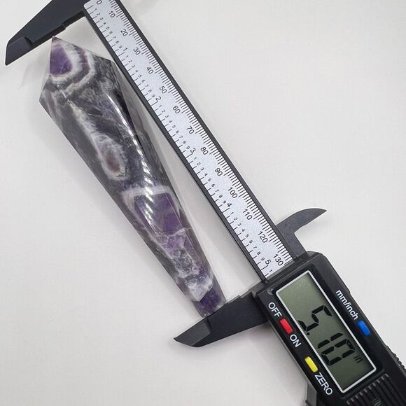 Dream Amethyst Crystal Meditation Scepter Wand - Picture 11 of 13